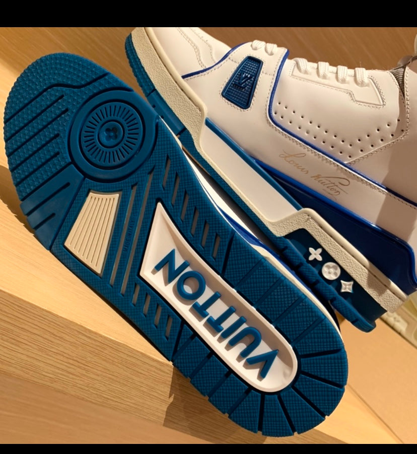 LV Trainer High White/Blue