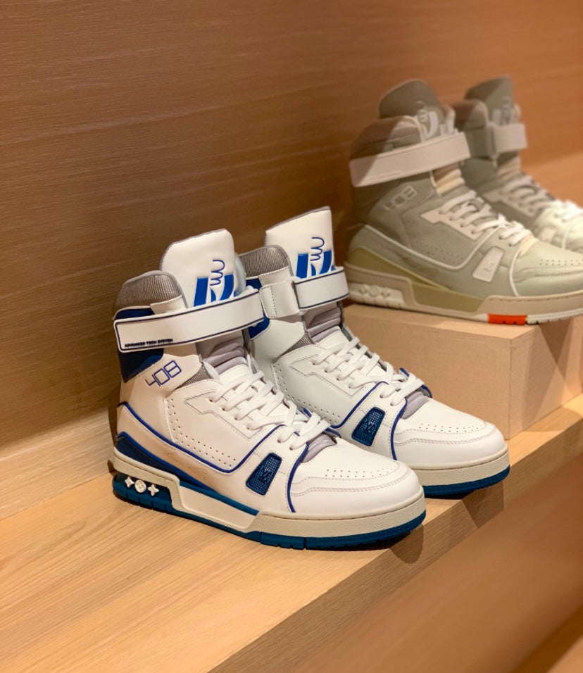 LV Trainer High White/Blue
