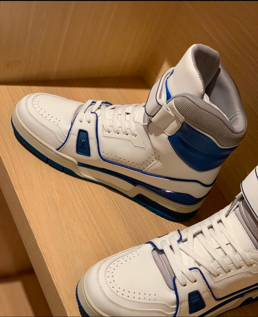 LV Trainer High White/Blue