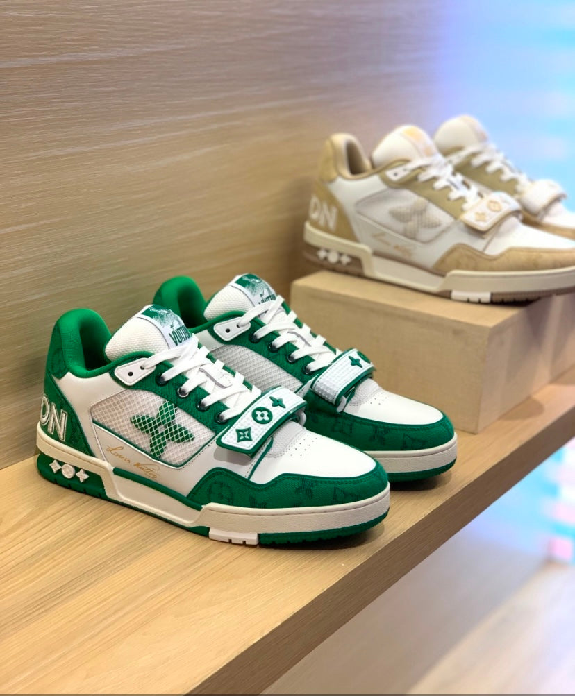 LV Trainer Velcro Green