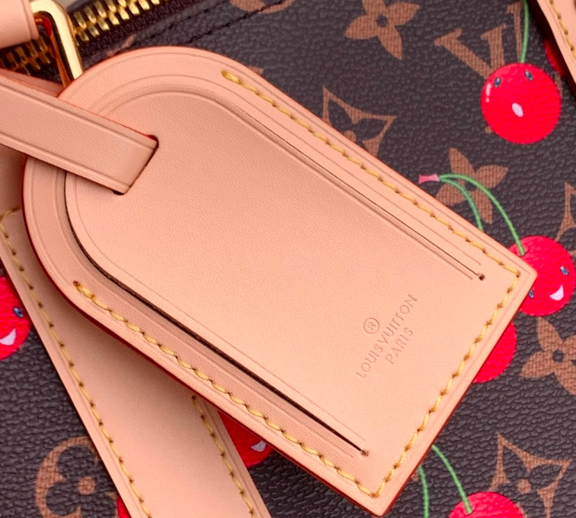 Louis Vuitton Cherry Monogram Keepall Bag