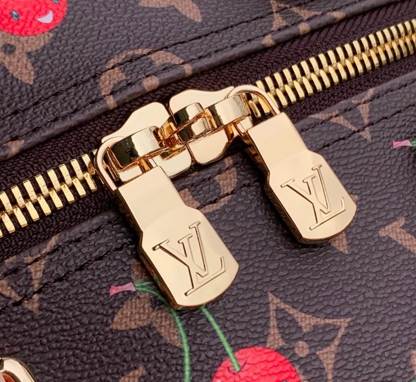 Louis Vuitton Cherry Monogram Keepall Bag