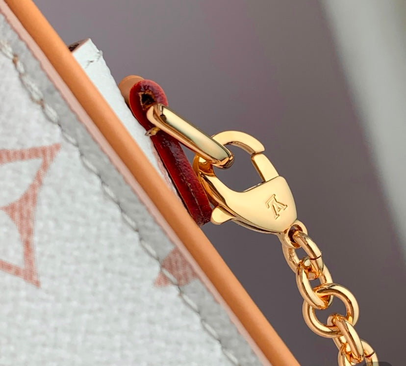 Louis Vuitton Rosy Monogram Canvas Chain Clutch