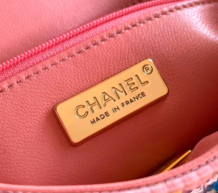 Chanel Classic Flap Bag – Pink Multicolor Sequins
