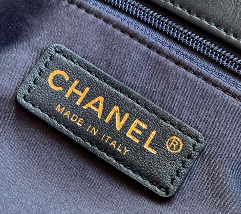 Chanel Classic Flap Bag – Navy Sequins & Lambskin