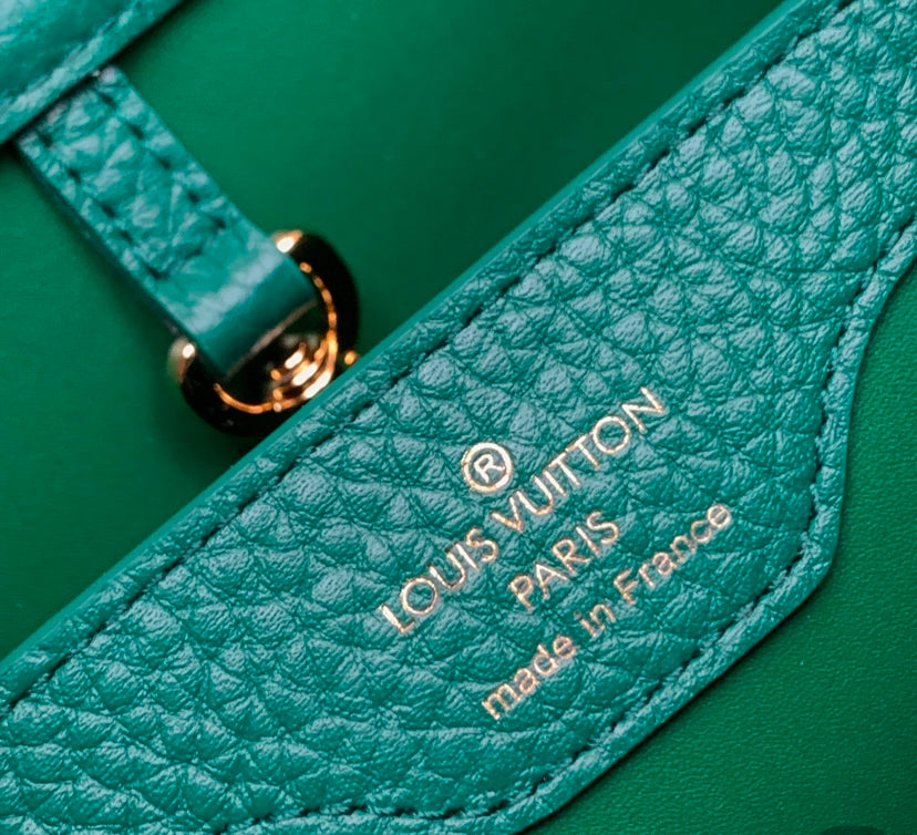 Louis Vuitton Capucines BB – Green Taurillon Leather with Python Handle