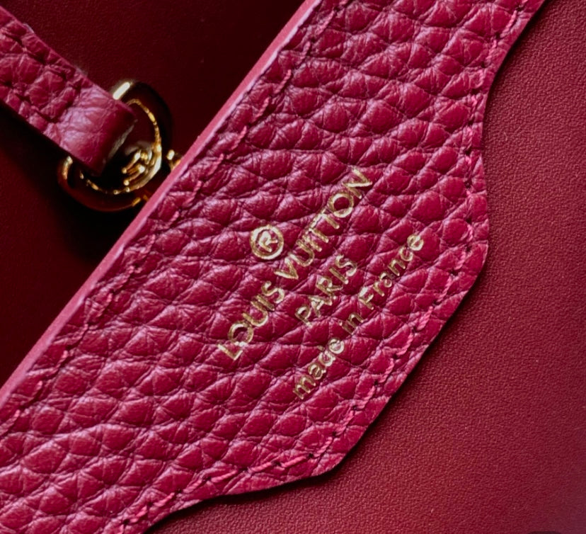 Louis Vuitton Capucines BB – Burgundy Taurillon Leather with Python Handle
