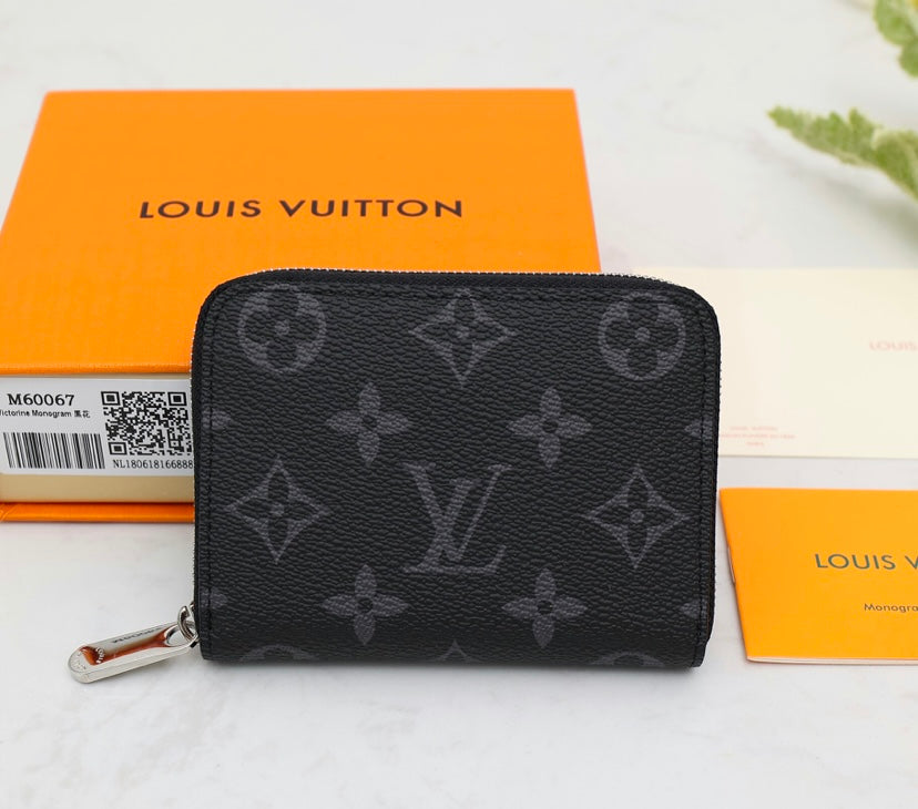 Louis Vuitton Zippy Coin Purse – Monogram Eclipse Canvas