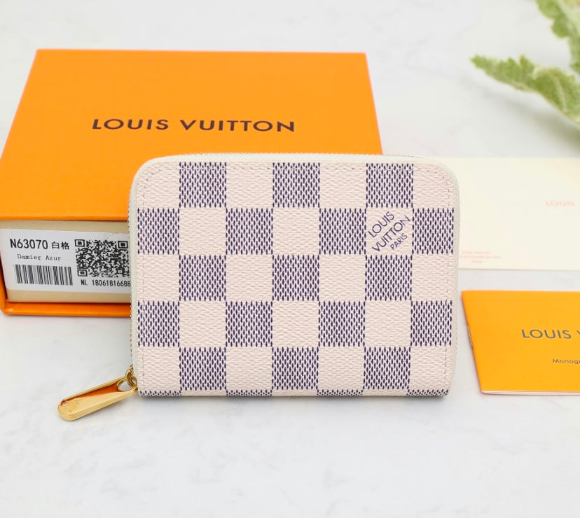 Louis Vuitton Zippy Coin Purse – Damier Azur Canvas