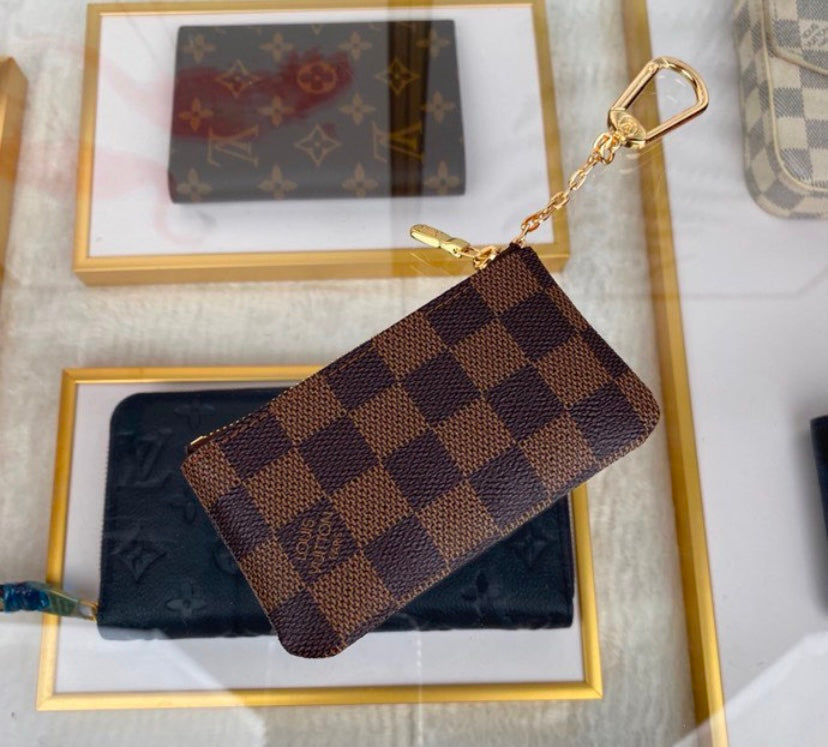 Louis Vuitton Key Pouch – Damier Ebene Canvas