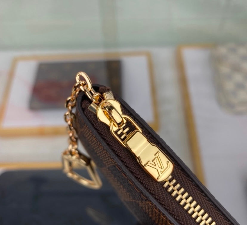 Louis Vuitton Key Pouch – Damier Ebene Canvas