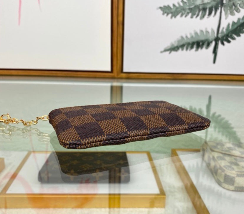 Louis Vuitton Key Pouch – Damier Ebene Canvas