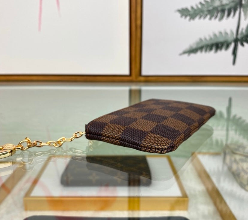 Louis Vuitton Key Pouch – Damier Ebene Canvas