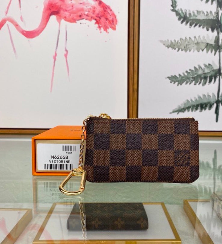 Louis Vuitton Key Pouch – Damier Ebene Canvas