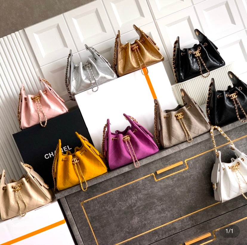 Chanel 19 Large Flap Bag – Black Velvet with Gold-Tone Hardware