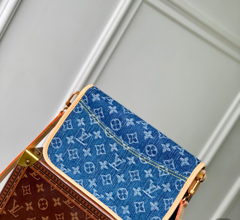 Louis Vuitton Denim Monogram Pochette