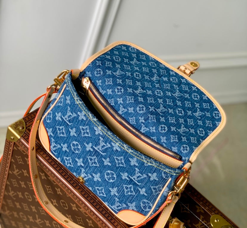 Louis Vuitton Denim Monogram Pochette