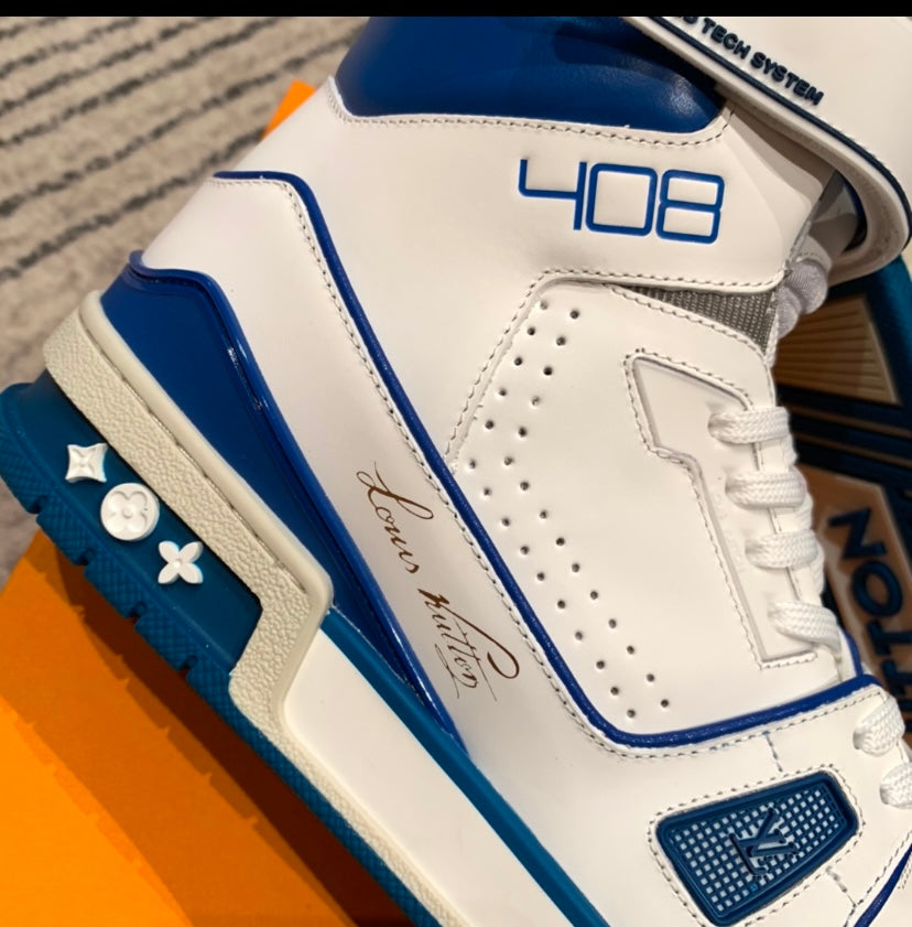 LV Trainer High White/Blue