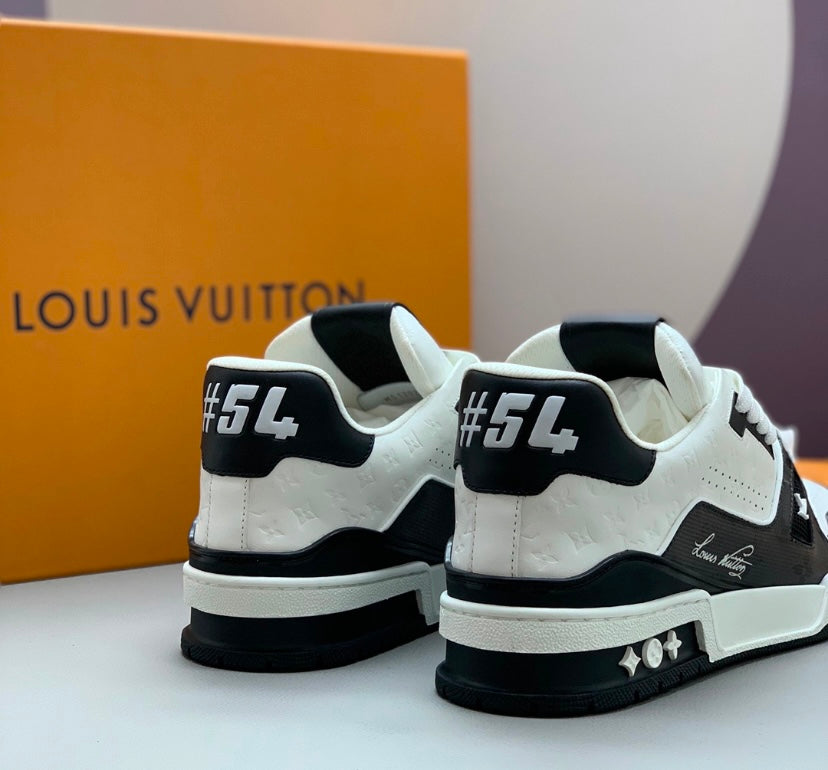 LV Trainer Black Embossing