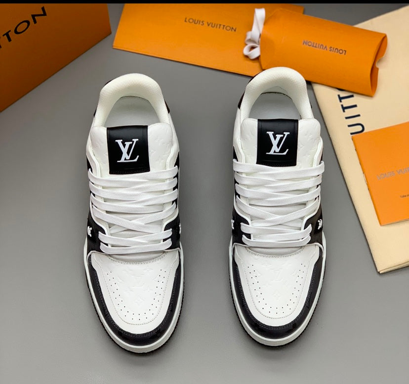 LV Trainer Black Embossing