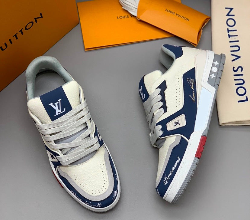 LV Trainer Matcha Blue