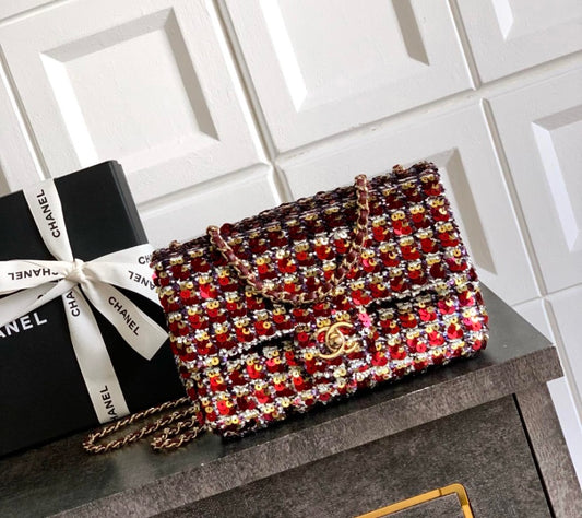 Chanel Classic Flap Bag – Multicolor Sequin Tweed