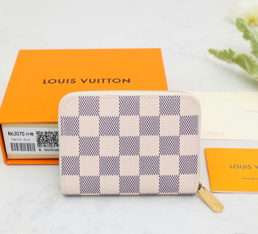 Louis Vuitton Zippy Coin Purse – Damier Azur Canvas
