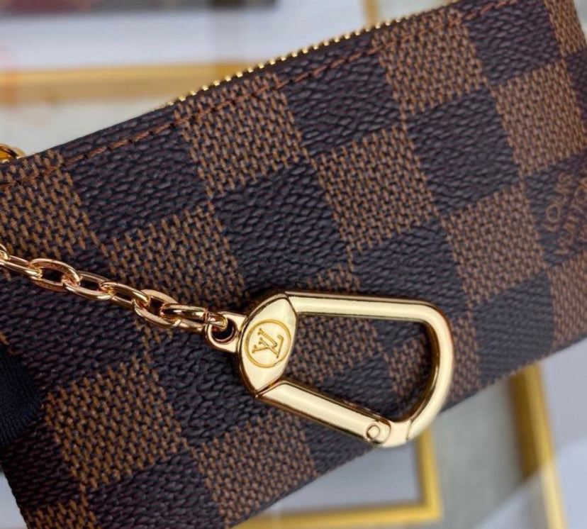 Louis Vuitton Key Pouch – Damier Ebene Canvas