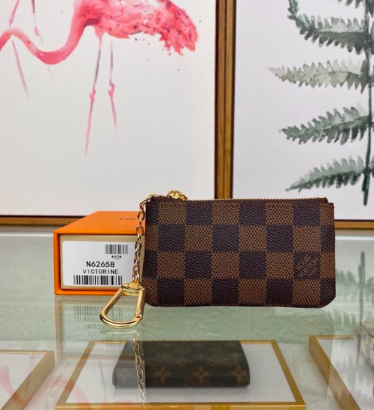Louis Vuitton Key Pouch – Damier Ebene Canvas